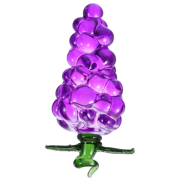 COSMOBETTY faux grapes Crystal Grape Figurine Purple 1 Set