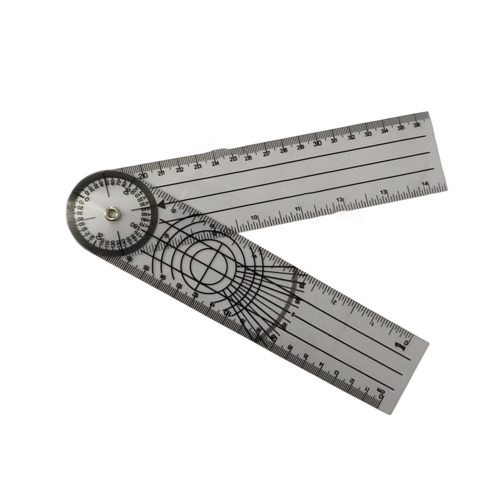 chidgrass Goniometer Angle Ruler Measuring Tool Spinals Protractor ...