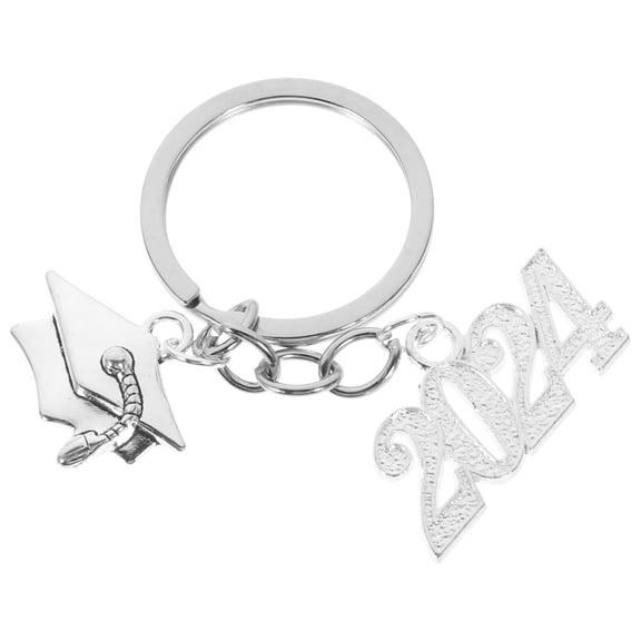 unbranded Graduation Keychain Key Chain Ring Silver 1Pcs Stylish Design for Friends
