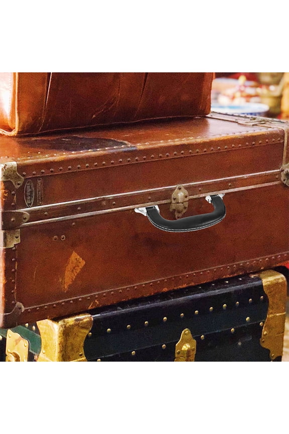 Pull Handle Replacement For Handbags Black Plastic 2Pcs