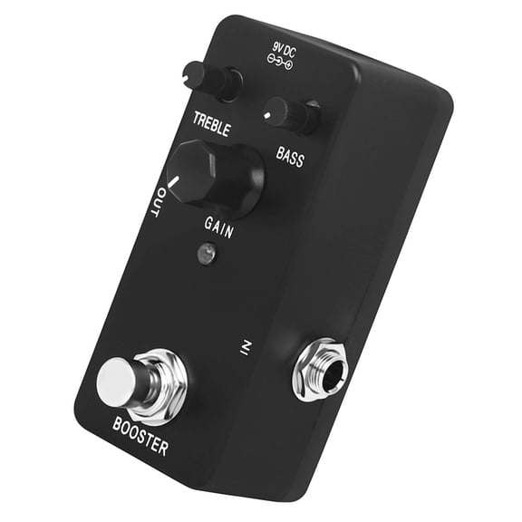 unbranded Guitar Delay Pedal Electric Guitar Effect Black High Gain Boost 1Pack