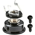 thumbnail image 1 of unbranded  Guitar Jack Socket Key Chain Rings Electric Instruments Acoustic Black, 1 of 8
