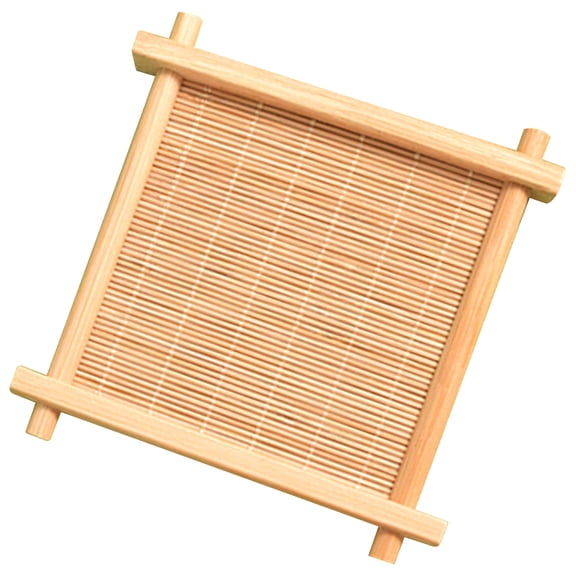 Little Mouse Cooling Mat for Small Pets Safe Plastic Summer Bed Light Brown