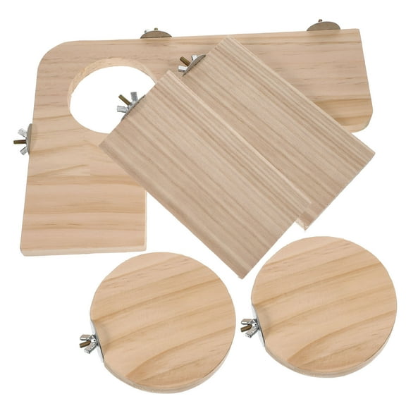 unbranded  Hamster Springboard Cage Corner Shelf Round for Hamsters Ledge Rats