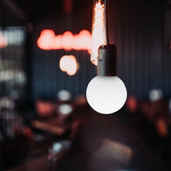 OFFIGAM Cloud Shaped Sphere Glass Lamp Shade White Modern Protective Cover 1Pack