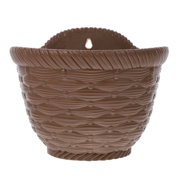 HOOWIFFY Wall Hanging Planter Coffee Plastic 1Pack 8x6in Use