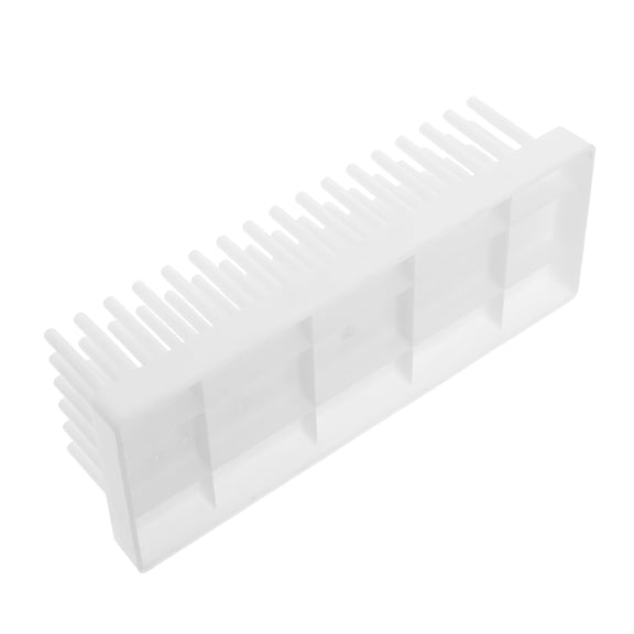 FONDOTIN White Laboratory Test Tube Rack Holder for Sample Tube Storage, Compact Design, 1 Pack Organizer