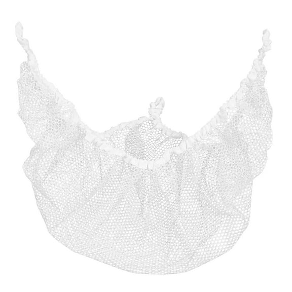 OULII Bedside Toy Organizer Net Stuffed Animal Toy Hammock White Polyester 1Pack