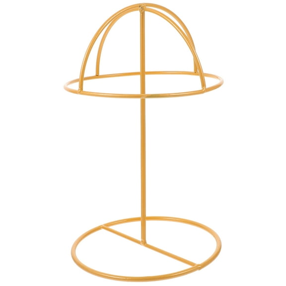 OULII Vintage Style Golden Hat Stand for Tabletop Display and Storage