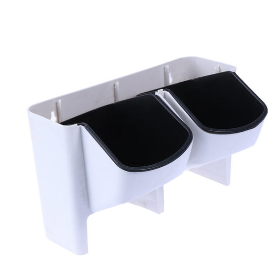 WRISTBIQUE Outdoor Wall Planters White PP Resin 1Pcs for Garden Balcony Hall