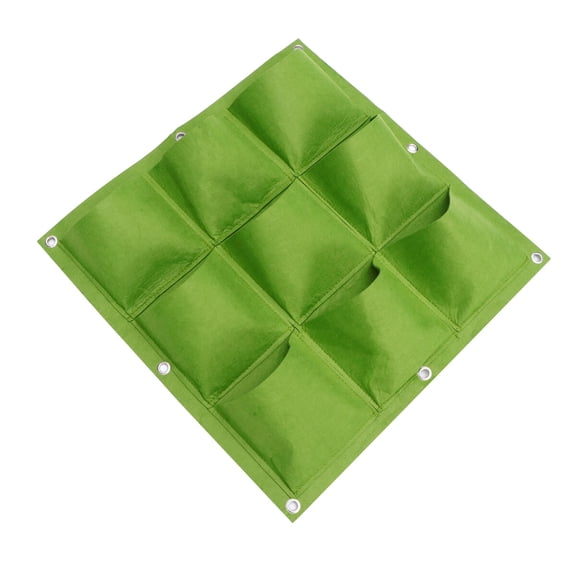 unbranded Herb Planter Garden Tools Vertical Horta Plant Pouch 24X16X15cm Green