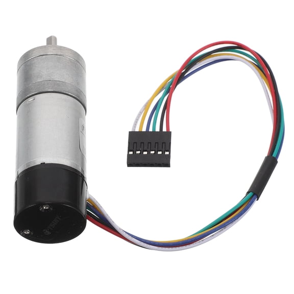 LITINKIMI Position Feedback Gear Motor Silver Metal 1Pack 3.2X0.98X0.98in