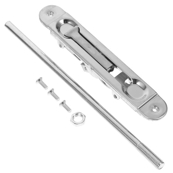 LITINKIMI Door Anti Theft Tools Silver 1 Set 5.7x1.0x0.9in