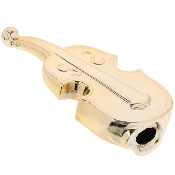 unbranded  Home Music Instrument Decor Cello Toy Realistic Models Desktop Office Golden