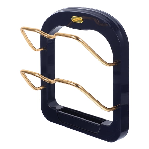 unbranded  Home Pot Lid Holder Holders Pantry Door Organizer Rack Blue