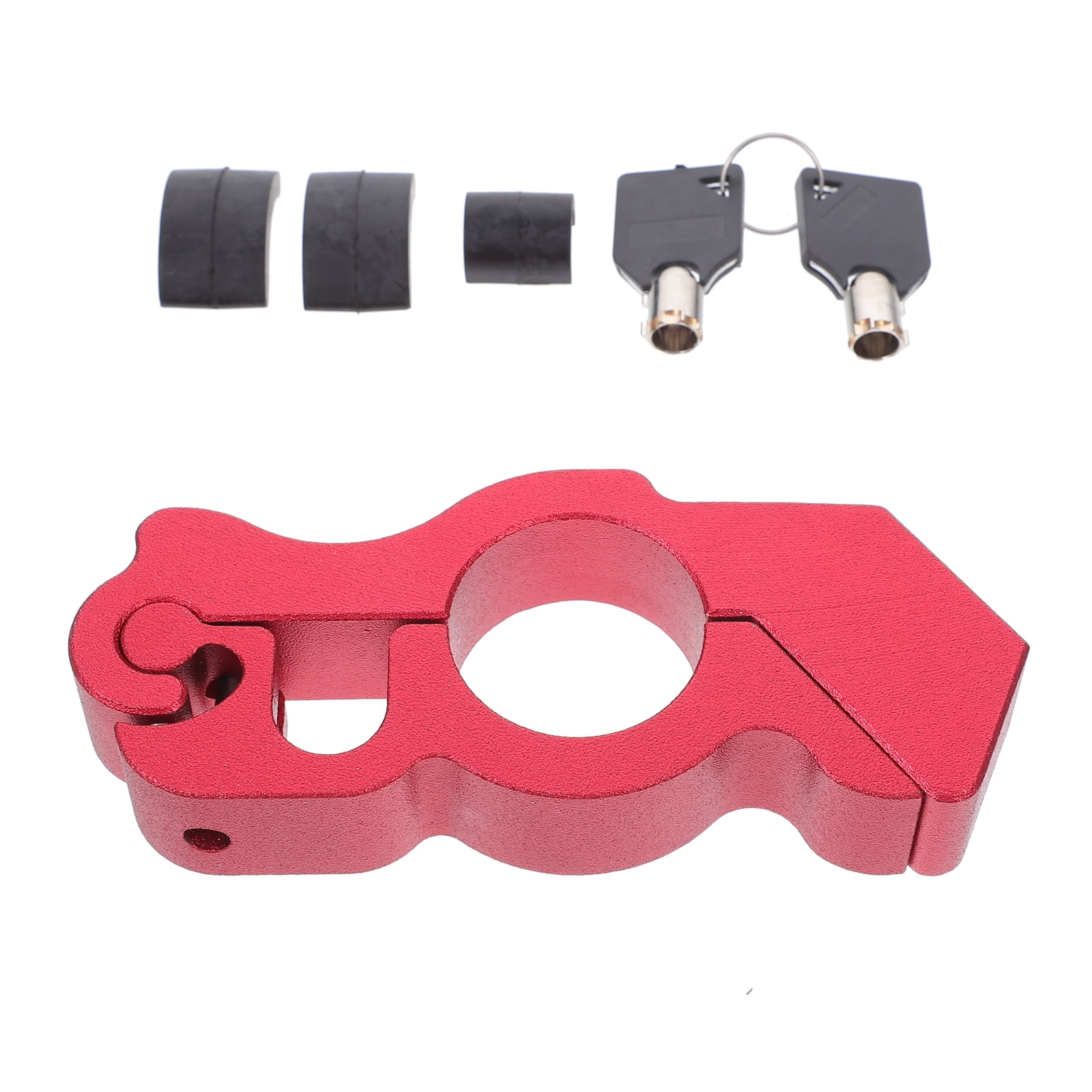 unbranded Horn Lock Throttle Holder Motorcycle Anti Theft Scooter Bike Red