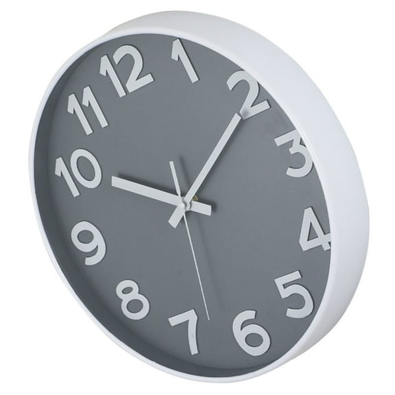 unbranded Household Clock Wall Hanging Clock Minimal Round Clock Office Mute Wall Clock Decor