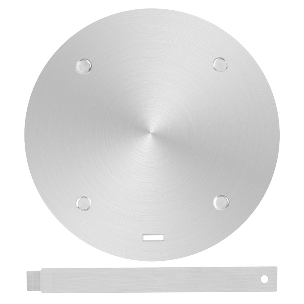 unbranded Induction Cooker Diffuser Induction Cooker Heat Conduction Plate Flame Aluminum Alloy Stainless Steel Silver 16X16X0.3CM