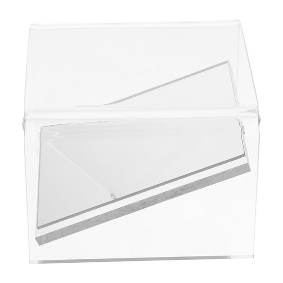 LITINKIMI Adjustable Angle Acrylic Display Block Square Transparent 1Pack 3.15X3.07X2.36in