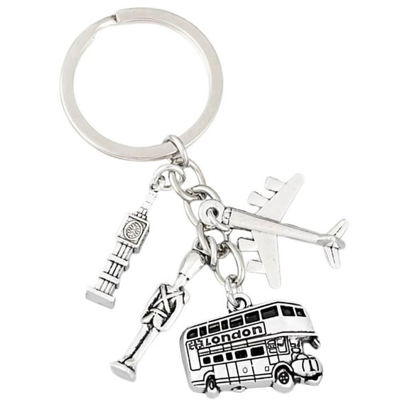 unbranded Key Chain Decor Decoration Backpack Keychains Accessories Travel Silver