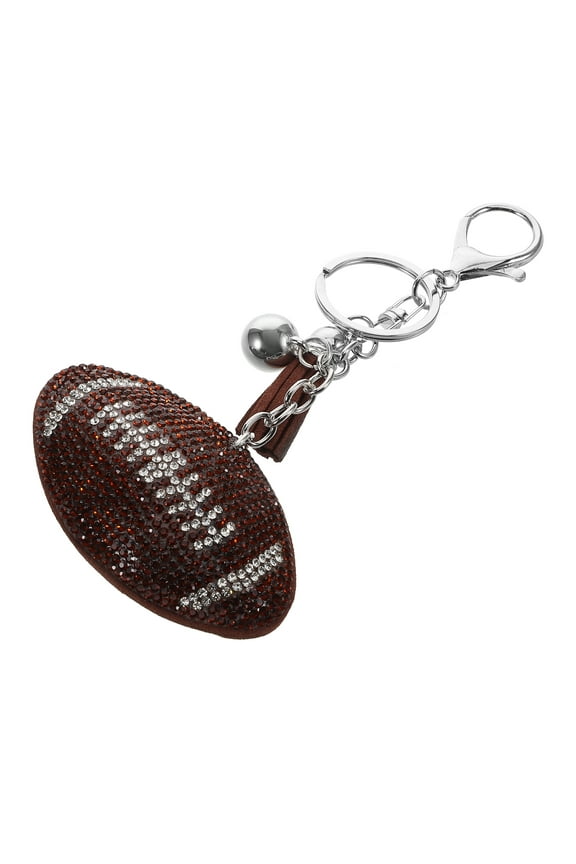 Kids Football Keychains for Boys Sports Keyrings Football Charm Backpack Keychains Bag Charms Portable Keychain Football Key Chains