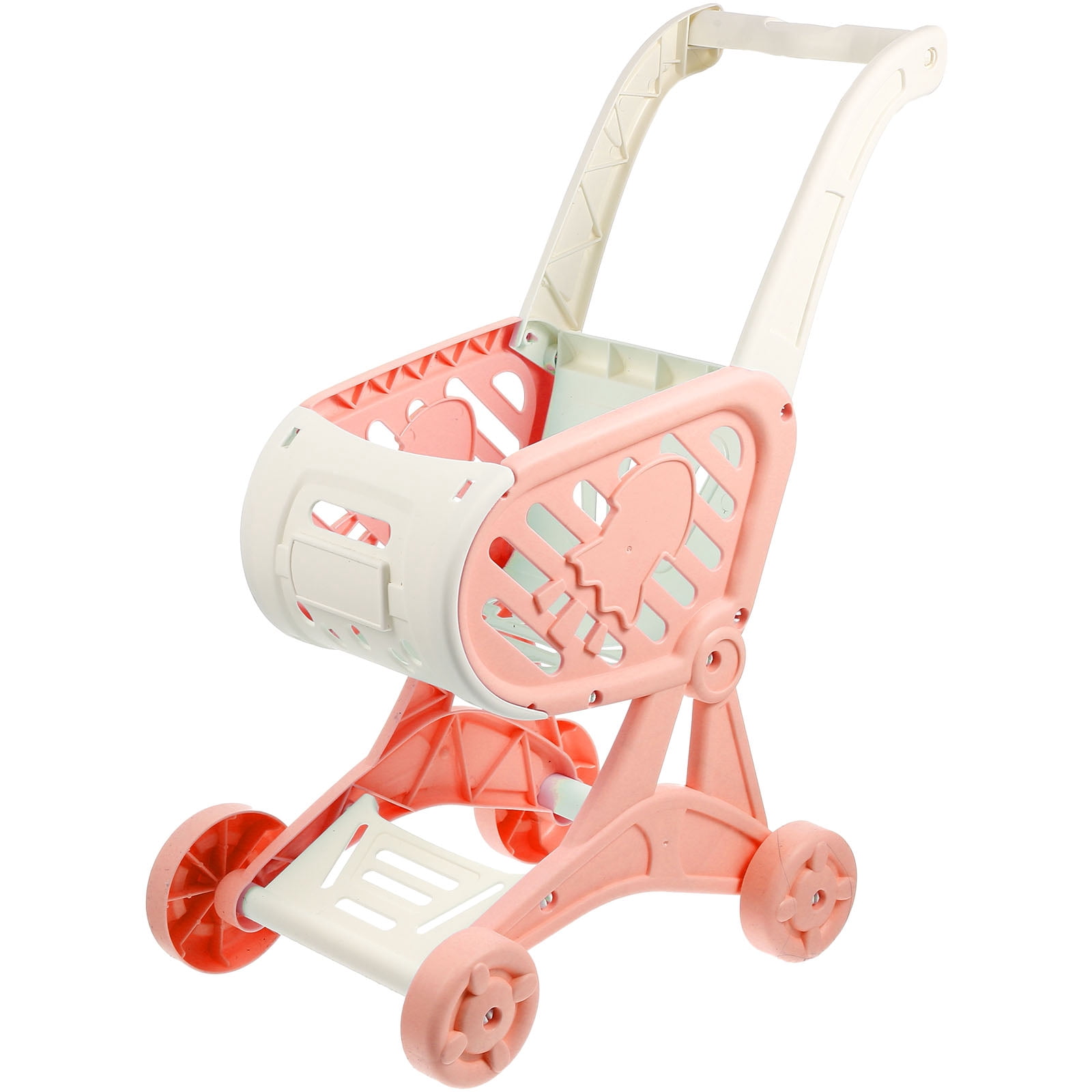 unbranded Kids Wagon Toy Shopping Cart Kids Shopping Cart Toy Baby 41X35X19CM Pink