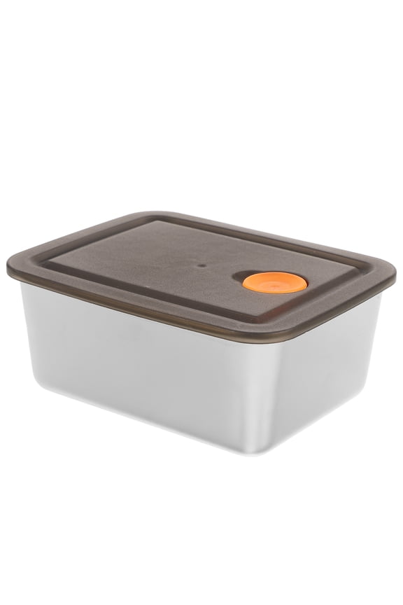 Small Prep Container Fruit Containers for Fridge Keep Fresh Silver