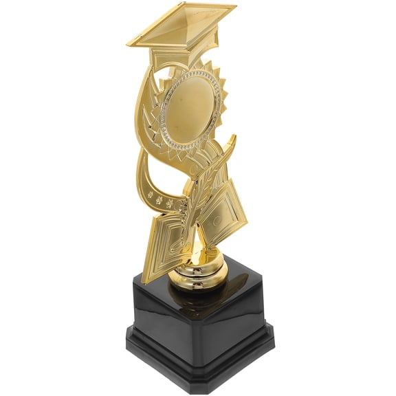 YUYUETIME Golden Graduation Trophy For Kindergarten Graduation 1Pcs