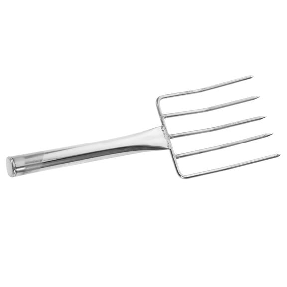 FONDOTIN Heavy Duty Stainless Steel Bean Fork for Gardening, Transplanting, Soil Handling and Plant Care Tools