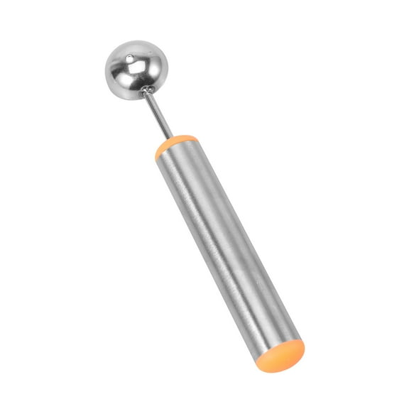 unbranded Kitchen 304 Stainless Steel Fruit Scoop Multifunctional Fruit Scoop Tool for Home (Orange)