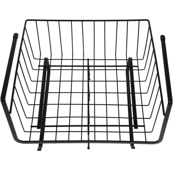 unbranded  Kitchen Cabinet Storage Holder Containers Shelving Bankers Black