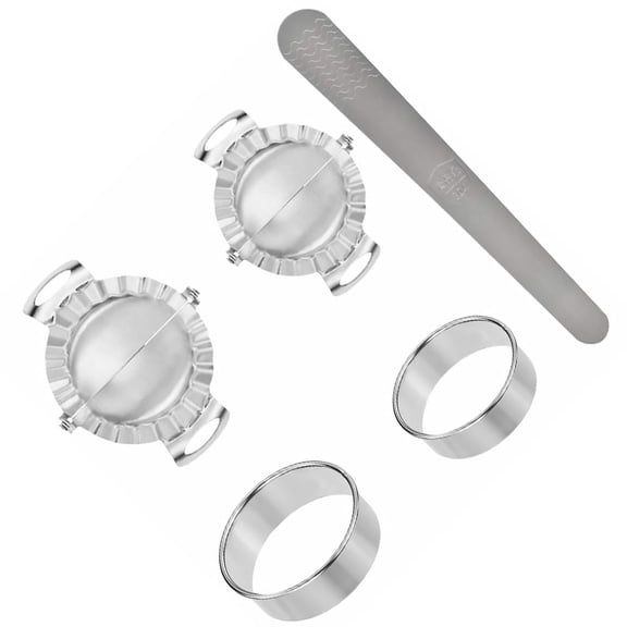 unbranded  Kitchen Gadget Wrapper Biscuit Cutter Baking Supplies Silver