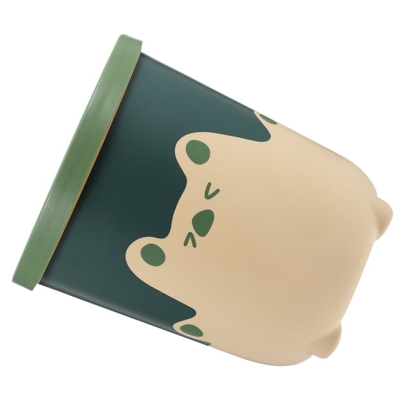 unbranded Kitchen Trash Can Hugging Bear Trash Can Garbage Basket Office 24X22CM Yellow