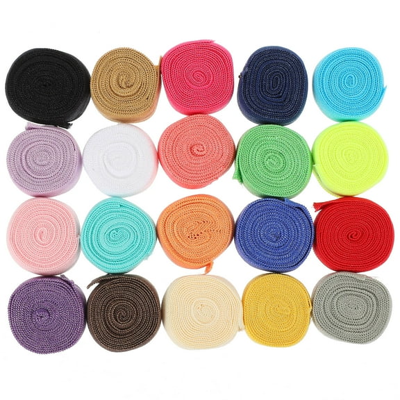 Raindrops Assorted Color Elastic Cord Replacement Straps, 20 Rolls Stretchy Bands for Crafts and Projects