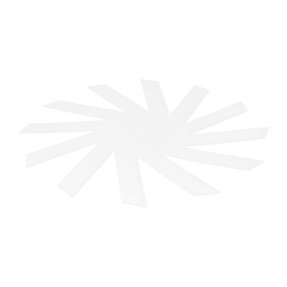 Hytrove basket weaving kits for adults Spiral Basket Template Transparent Acrylic 1Set