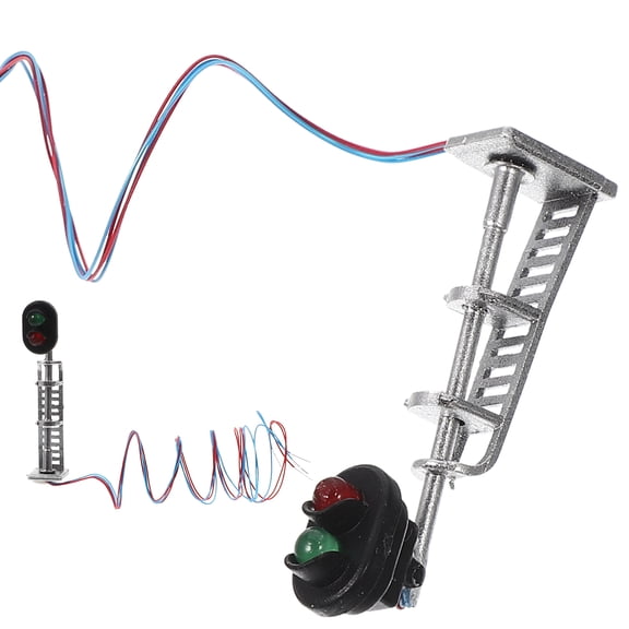 unbranded LED Model Train Lights Signal Light Model Miniature Building Decor Child 2.3X4CM