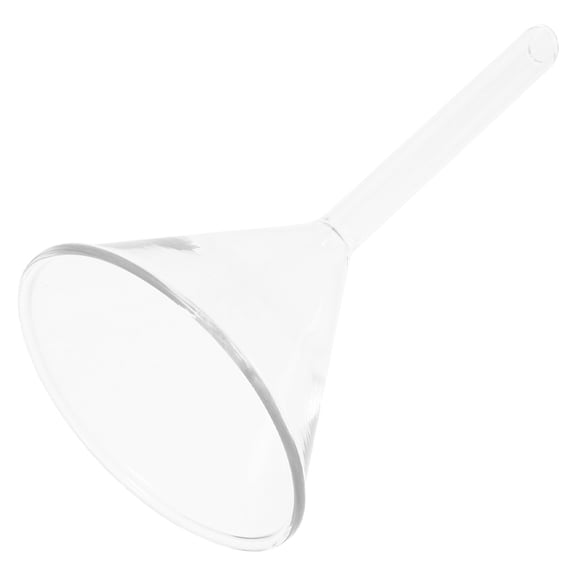 FONDOTIN Triangle Scientific Glass Funnel for Precise Liquid Transfer, Laboratory Equipment, 1 Piece
