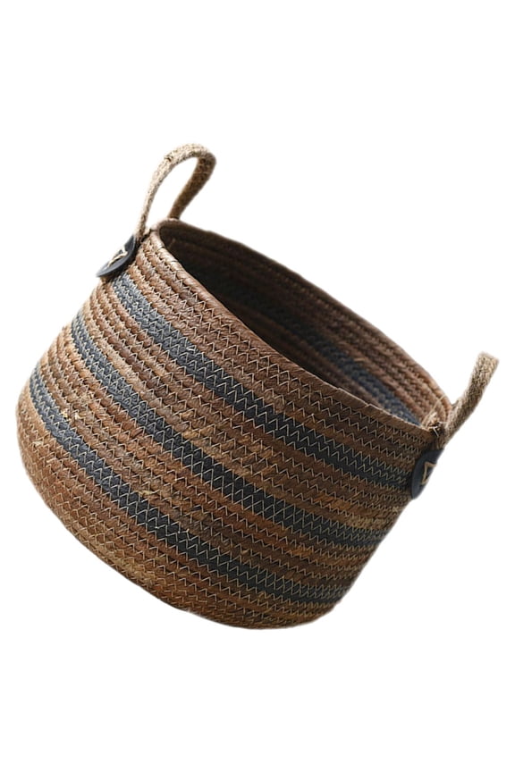 Woven Storage Basket Decorative Basket For Living Room Toys Blankets Basket Laundry Holder