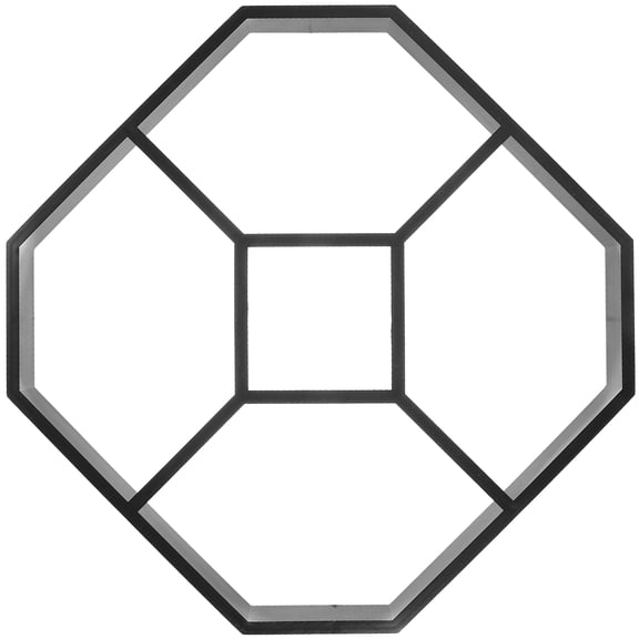 STRANDCHIC Black Plastic Garden Paving Mold for Landscaping and Outdoor Pathway Decoration