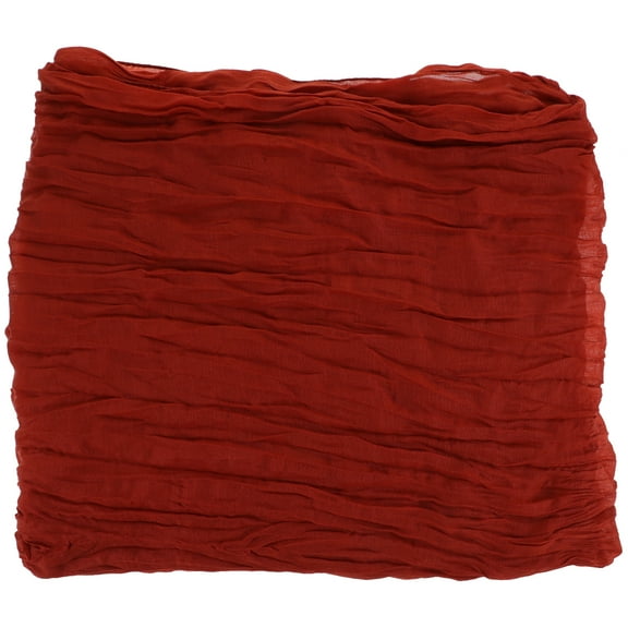 TOYMYTOY Red Polyester Table Runner for Kids Dressing Elegant Cheesecloth Decor Rustic Party Favor 60 inches