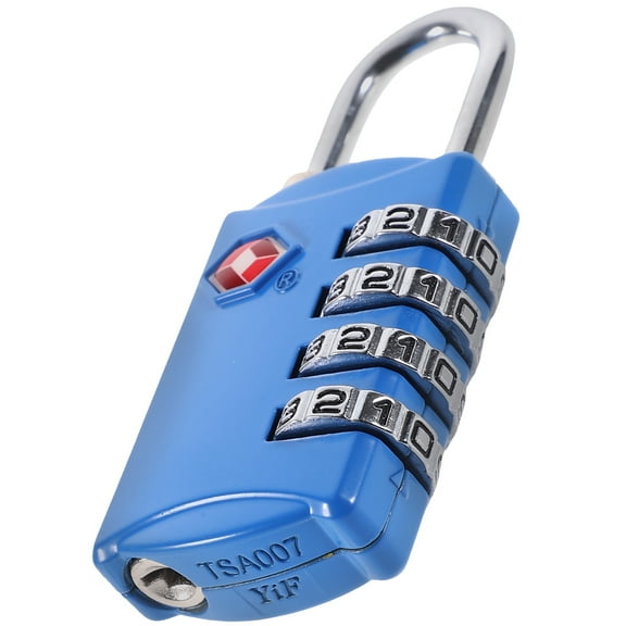 unbranded Lock for Gym Sticker Logo Traceless Bracket *3cm Blue