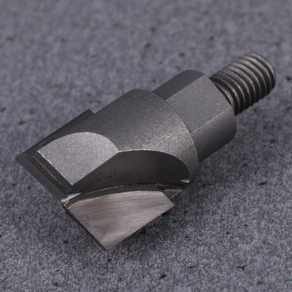 unbranded M8x22 Door Lock Hole Opener Milling Slotting Machine Drill Bit Drilling Tools for Home (Black)