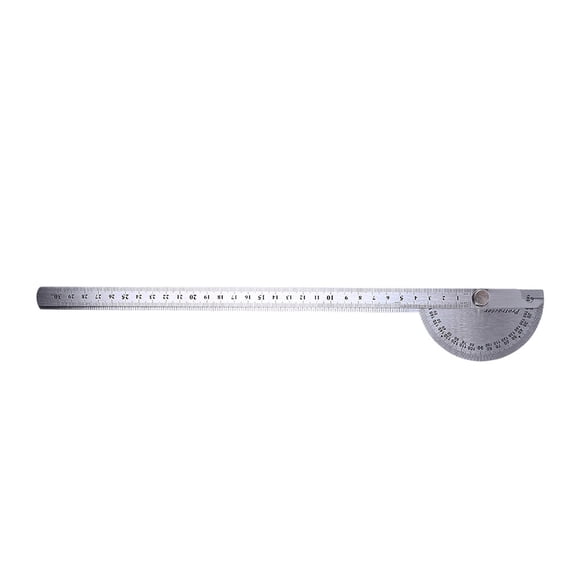 DECORNIJIA Stainless Steel Adjustable Angle Protractor, Industrial Goniometer Angle Finder Measuring Tool for Layout, 1 Set