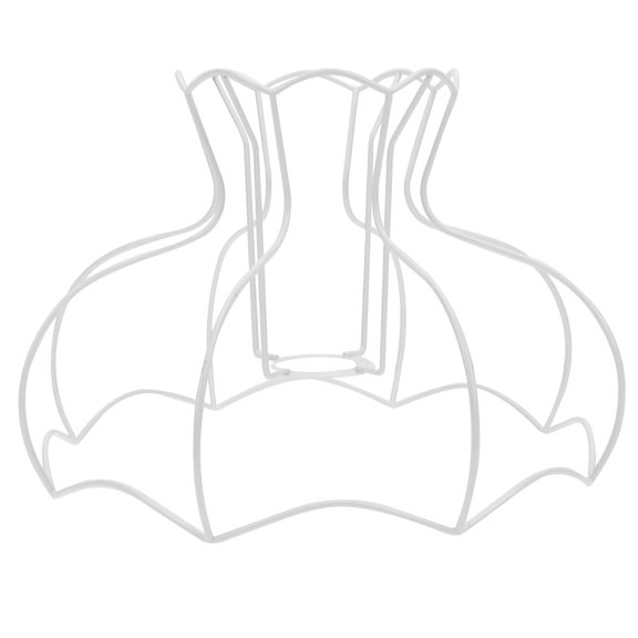 unbranded Magnetic Lights Palace Lampshade Holder DIY Lampshade Bracket 30X30CM White