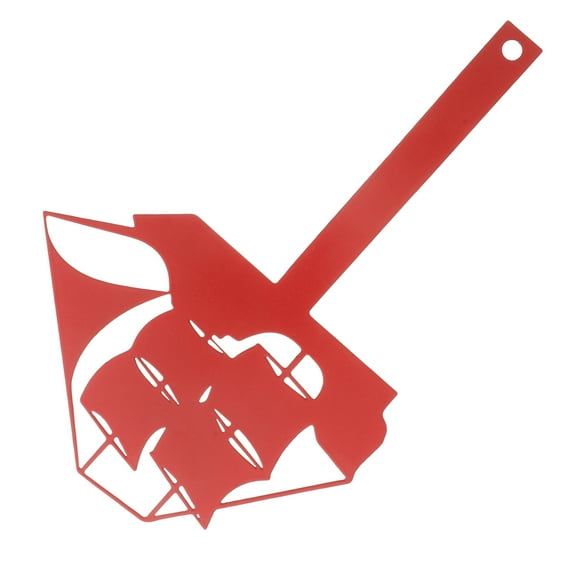 OUNONA Red Mailbox Flag Mailbox Flag for Outgoing Mail Iron 1Pack