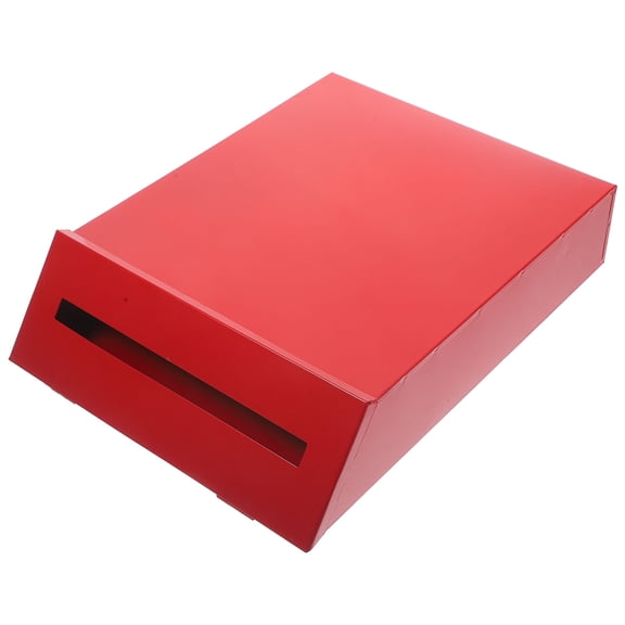unbranded Mailboxes for outside Wall Mailbox 29.00X22.00X6.00CM Red