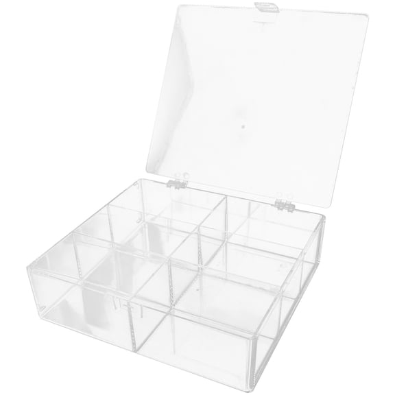 unbranded Makeup Sponge Holder Case Bin with Lid Storage Cotton Pads Transparent