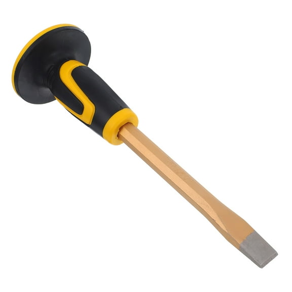 unbranded Masonry Chisel Stone Chisel Heavy Duty Flat End Chisel Woodworking Carving Chisel with Hand Guard