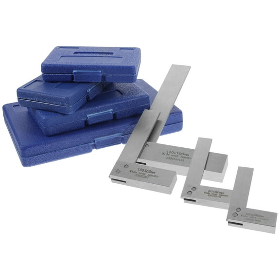 Carpenter Square Set for Woodworking with High Precision Stainless Steel 1 Set L-shape Tools