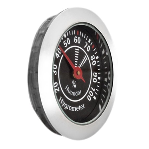 unbranded Mechanical Hygrometer Round Hygrometer For Humidor Box Accessory